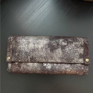 HOBO Metallic Brown Wallet